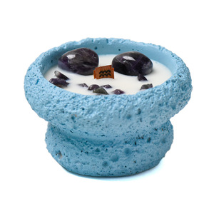 Bougies d'aromathérapie en gros Douze Constellations, sans fumée, semi-artisanales, en cire de soja, dans un pot en céramique, pour usage domestique, à l'huile essentielle, créatives - Product Image 5