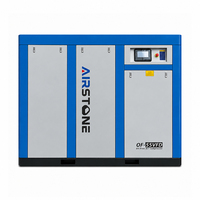 Compresseur d'air à vis silencieux AIRSTONE OF-55VFD 55kW à aimant permanent, lubrifié à l'eau, sans huile, 380V, 75HP pour les industries propres