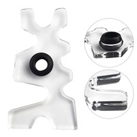 Support de queue de billard en acrylique transparent Moosehead Heads, accessoire pour billard américain et billard de table