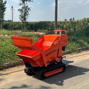 Camion à chenilles autochargeur Transport de gazon de pelouse Nettoyage des déchets Mini petit camion à benne - Product Image 4