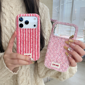 Ударопрочный чехол из вельвета для iPhone 17 Pro Max 16 15 14 13, осенне-зимний, модный, мягкий, для девушек - Product Image 3