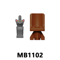 MB1100-MB1103 Vente en gros de figurines de personnages de films classiques, mini-ensembles de construction éducatifs en plastique DIY, jouets pour enfants