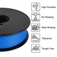 Filament PLA Basique 1KG 1.75mm Bobinage Propre Durable Premium Flux Constant Extrusion Imprimante 3D FDM Bambu Faible Odeur Résistant à la Chaleur