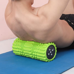 Rodillo vibrador de espuma recargable de 5 velocidades, masajeador de tejido profundo muscular para dolor de espalda, recuperación de terapia física de Yoga - Product Image 1