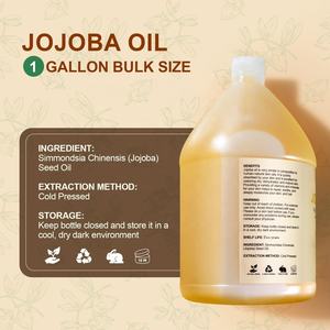 Aceite de jojoba orgánico refinado de etiqueta privada prensado en frío natural puro 100% al por mayor para masaje corporal capilar - Product Image 4