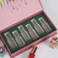 Boîte à parfum personnalisée de luxe avec gaufrage et impression UV, emballage cadeau en forme de livre avec insert