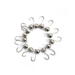 Bán buôn Tungsten bóng Ice câu cá Jig với lỗ gắn Ice câu cá Tear Drop Jig nhanh chìm, độ nhạy cao - Product Image 1