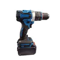 Perceuse sans fil puissante 21V au lithium, ensemble de charge double fil, boîte en caoutchouc pour le travail du bois - Vente en gros