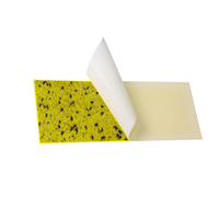 Panneau de papier de piège de colle d'insecte volant collant jaune UV de lutte antiparasitaire de ménage