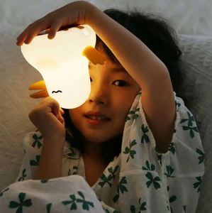 Lampe de chevet créative en silicone en forme d'oiseau Kiwi pour enfants, veilleuse de protection oculaire pour chambre à coucher, cadeau original - Product Image 3