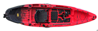 2024 Design 3.2m Roto-moulé Sit-on Top Démonter Pédale Kayak simple Pêche Kayak Pédale Drive Plastique Canoë Kayak