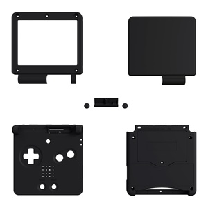 Carcasa Completa de Repuesto Negra y Juego de Botones para Gameboy Advance SP (GBA SP) - Compatible con IPS Actualizado EXtremeRate - Product Image 6