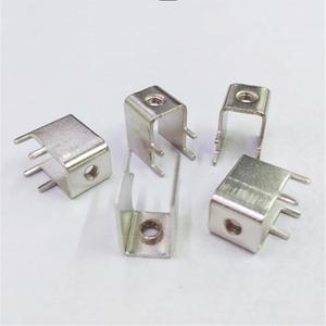 PCB 1029M3 용접 단자 나사형 회로 기판 커넥터 솔더 패드 금속 핀 베이스 플레이트 전도성 브래킷 - Product Image 4