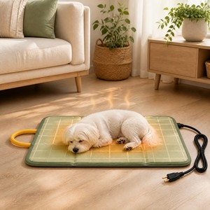 Coussin chauffant pour animaux de compagnie ZT Pad, température réglable, couverture chauffante pour chiens et chats avec minuterie - Product Image 1