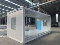 Maison préfabriquée pliable, cabane modulaire portable pour l'hébergement des travailleurs et les projets de construction
