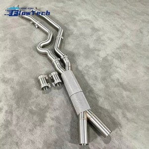 ท่อไอเสีย FlowTech Electric Valved Catback แบบ Z Pipe Midpipe สำหรับ BMW G80 G82 M3 M4 S58 3.0T - Product Image 2