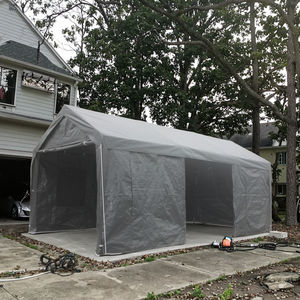 โรงรถพับได้อเนกประสงค์ ขนาด 3.6*6 เมตร พร้อมผ้าคลุมด้านข้างแบบซิป - Product Image 3