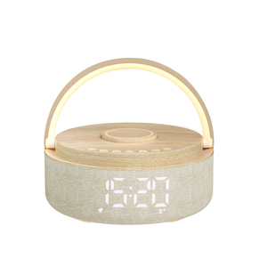 Produits tendance 2026, gadgets électroniques, lampe-haut-parleur 6 en 1 avec support, <span class=keywords><strong>chargeur</strong></span> sans fil, réveil et <span class=keywords><strong>radio</strong></span> FM pour la maison - Product Image 3