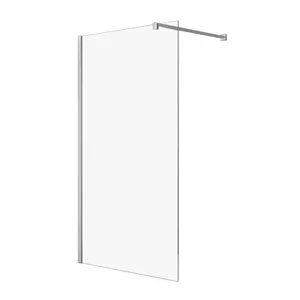 New Design Bath Bathroom Dry And Wet Separation Partition Bathroom Glass Screen Shower Room simple Bath Screen