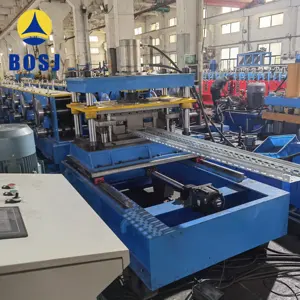 Schlussverkauf Indonesien Fabrik Customization Metall Hochgeschwindigkeits-Kabelschale und E-Leiter-Rollformmaschine