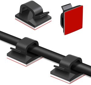 Self Adhesive <strong>Cable</strong> Management Clips <strong>Cable</strong> Organisers Wire Clips Cord Holder for TV PC Laptop Ethernet <strong>Cable</strong> Desktop Home Office - Product Image 4