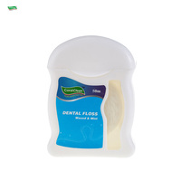 Fil dentaire de qualité supérieure certifié ISO CE avec logo personnalisé, saveur menthe, pour l'hygiène bucco-dentaire à domicile et en voyage