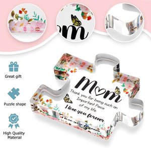 Puzzles en blocs de papier gravés écologiques – Cadeau mignon pour maman, pour fils ou fille – Idéal pour les anniversaires, les réunions de famille et les fêtes - Product Image 2