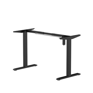 Escritorio de oficina ajustable en altura de diseño moderno, mesa para sentarse, cómoda posición de pie, convertible, extensible, plegable - Product Image 5