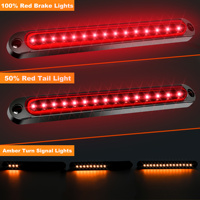 Feu arrière automatique LED feu d'identification de remorque Led clignotant feu arrière barre bande camion feux de position latéraux arrière