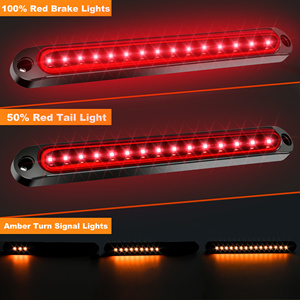 Feu arrière automatique LED feu <span class=keywords><strong>d</strong></span>'identification de remorque Led clignotant feu arrière barre <span class=keywords><strong>bande</strong></span> camion feux de position latéraux arrière - Product Image 4