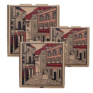 Giá Thấp Có Thể Tái Chế Tùy Chỉnh Dày Mát Bánh <span class=keywords><strong>Pizza</strong></span> Hộp Nhà Máy 11 12 14 16 Inch Vuông Bánh <span class=keywords><strong>Pizza</strong></span> Hộp Với Logo - Product Image 1