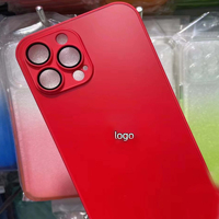 Protection d'objectif en verre trempé mat AG, coque arrière pour iPhone 14 Pro Max, iPhone 13, 15, 16 avec emballage de vente au détail