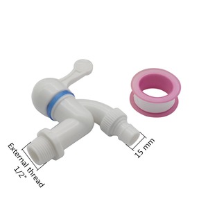 3/4 “1/2” 外螺纹水龙头塑料金属黄铜龙头水龙头密封胶带花园灌溉洗衣机水龙头 - Product Image 3