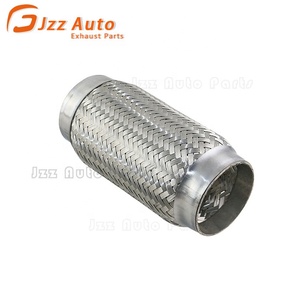 Ống xả hệ thống sửa đổi thép không gỉ đôi bện nhiệm vụ nặng nề khớp nối ống phổ 3x8 inch Ống linh hoạt fp03/3 ''* 8'' - Product Image 2