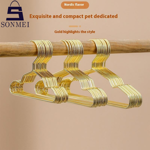 Appendiabiti <span class=keywords><strong>per</strong></span> animali domestici in metallo dorato elegante stile inossidabile di alta qualità - Product Image 3