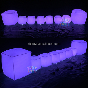 Ballons géants gonflables en PVC étanches et lumineux en forme de Rubik's <span class=keywords><strong>Cube</strong></span>, dés magiques pour événements et fêtes, marque XIXI TOYS, garantie 2 ans - Product Image 5