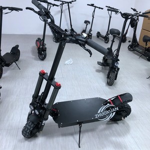 Trottinette électrique tout-terrain pliable de 11 pouces, 60V, double moteur, batterie au lithium, trottinette électrique pour adultes, pour la conduite en extérieur - Product Image 6