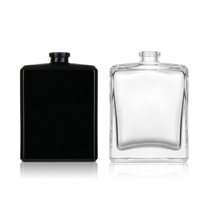 Botella de <span class=keywords><strong>Perfume</strong></span> rectangular personalizada para <span class=keywords><strong>mujer</strong></span>, espray vacío de lujo, color negro, 30ml, 50ml, 100ml - Product Image 4