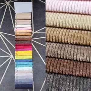 Green Pabrikan Kain Sofa Tiongkok untuk Furnitur Sofa Bahan Kain Beludru Kain Pelapis Tekstil untuk Sofa