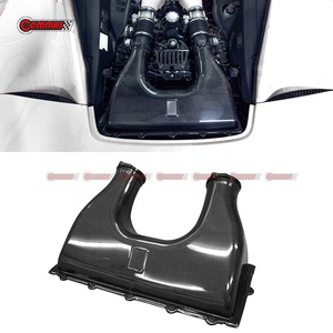 Piezas de fibra de carbono seca de calidad brillante, estilo OEM, para admisión de aire de coche, para Ferrari 458, piezas de carrocería. - Product Image 1