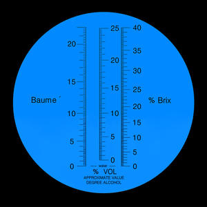 Kualitas Tinggi 3 In 1 Hand Held Grape & Alkohol <span class=keywords><strong>Refractometer</strong></span> untuk Para Pembuat Anggur Memiliki Tiga Timbangan (0-25% Vol , 0-40% Brix,0-22Baume) - Product Image 4
