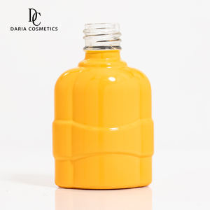 Venta al por mayor OEM y ODM forma única naranja uñas Gel esmalte botellas vacías <span class=keywords><strong>10</strong></span> ml con cepillo suave y UV Cap Set - Product Image 2