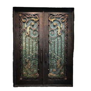 Pintu Besi Tempa Tangan Desain Sederhana, Laris Manis - Product Image 1