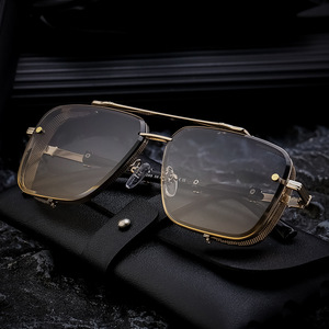 Gafas de Sol ZS-98269 para Hombre, Montura Cuadrada, Lentes de PC con Protección UV400, Montura Negra, Gafas de Protección Solar para Conducir - Product Image 2