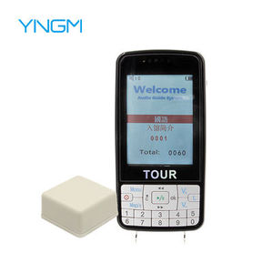 Système d'audioguide portable à lecture à la demande et préstockage pour les halls d'exposition des musées, avec batterie au lithium et garantie à vie - Product Image 1
