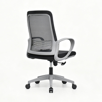 Milieu Du Dos Support Lombaire Fauteuil Visiteur Personnel De Travail Exécutif Ergonomique Chaise De Bureau