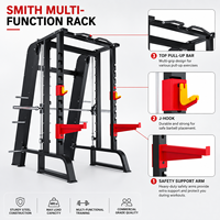 Machine Smith Commerciale en Acier, Rack à Squat Multifonctionnel, Équipement de Musculation pour Clubs de Fitness et Haltérophilie