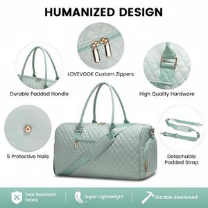 Bolsa de Viaje Grande para Llevar como Equipaje de Mano con Bolsa de Aseo, Bolsa Resistente a la Suciedad para Artículos Personales en Aviones - Product Image 4