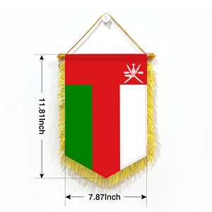 Mini 20x30cm Pennant Car Flags Oman Wall Decor Display Accessories <b>Small</b> <b>Ornaments</b> for Hanging - Product Image 2