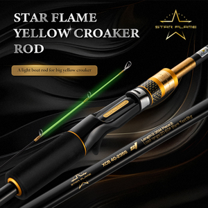 Ecooda Star Flame XCB Lightweight Yellow <strong>Croaker</strong> Rod for Ocean Boat Fishing Targeting Saltwater Fish - Product Image 2